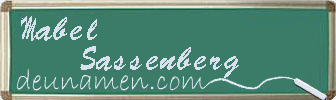 Mabel Sassenberg Visitenkarte